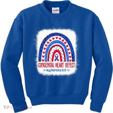 Chd Congenital Heart Defect Awareness Month Kids Sweatshirt