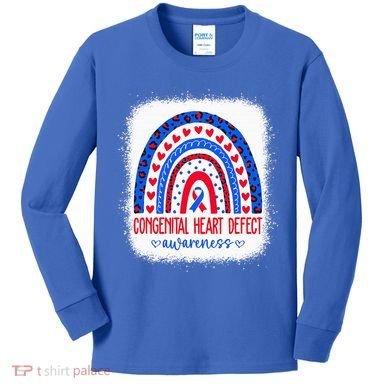 Chd Congenital Heart Defect Awareness Month Kids Long Sleeve Shirt