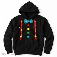 Clown Costume Halloween Funny Circus Clown Diy Costume Hoodie thumb 0