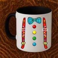 Clown Costume Halloween Funny Circus Clown Diy Costume Coffee Mug thumb 2