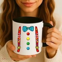Clown Costume Halloween Funny Circus Clown Diy Costume Coffee Mug thumb 3