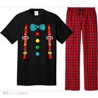 Clown Costume Halloween Funny Circus Clown Diy Costume Pajama Set thumb 0