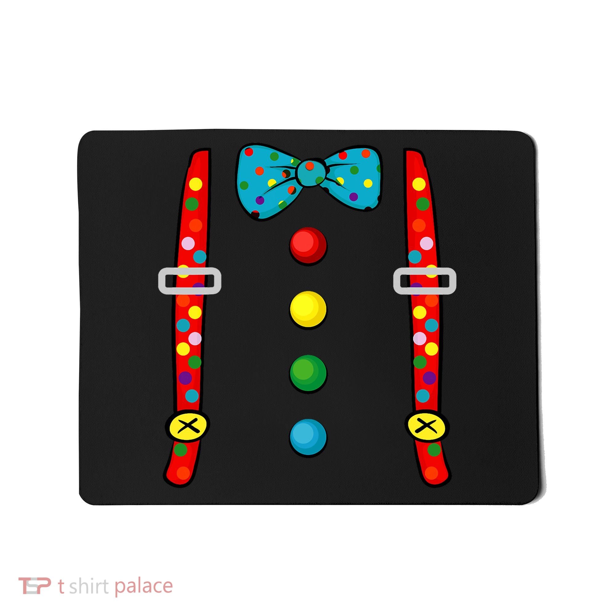 Clown Costume Halloween Funny Circus Clown Diy Costume Mousepad