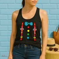 Clown Costume Halloween Funny Circus Clown Diy Costume Women's Tank Top thumb 2
