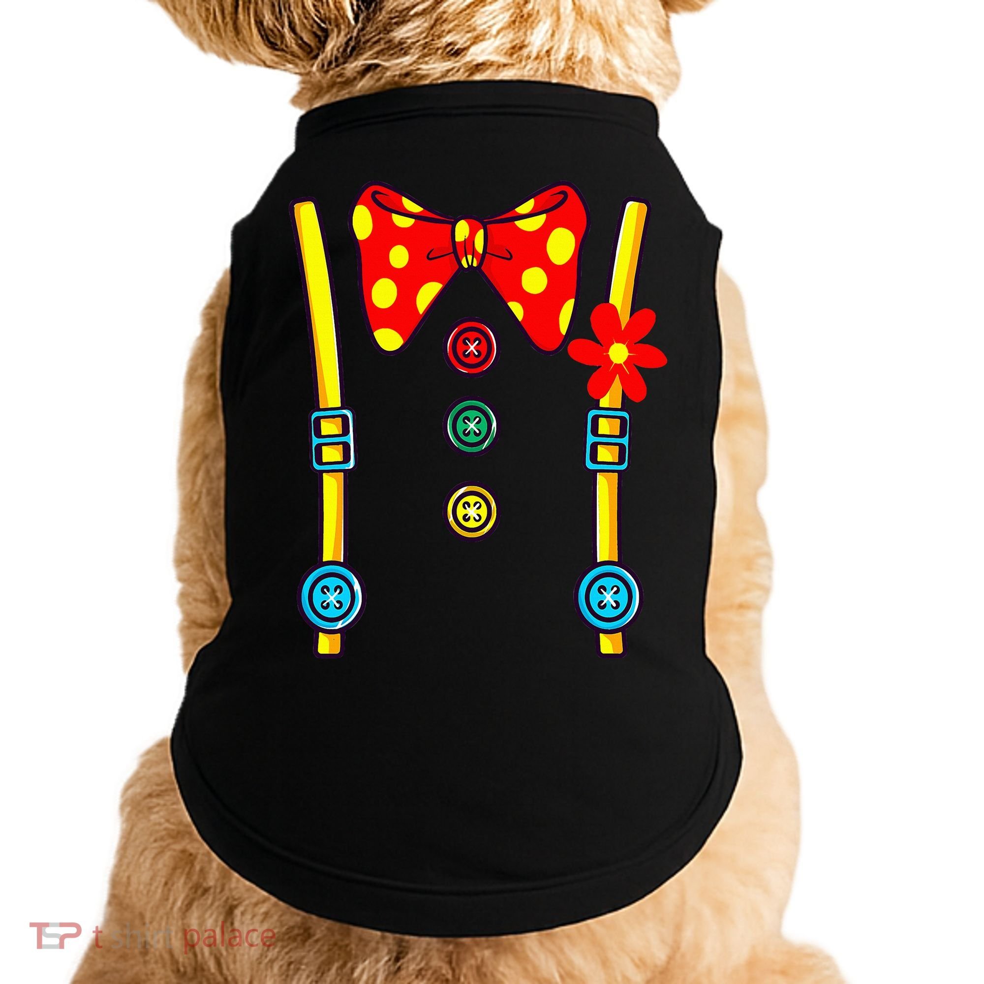 Clown Costume Halloween Circus Doggie Tank