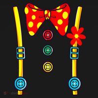 Clown Costume Halloween Circus Pajama Set thumb 2