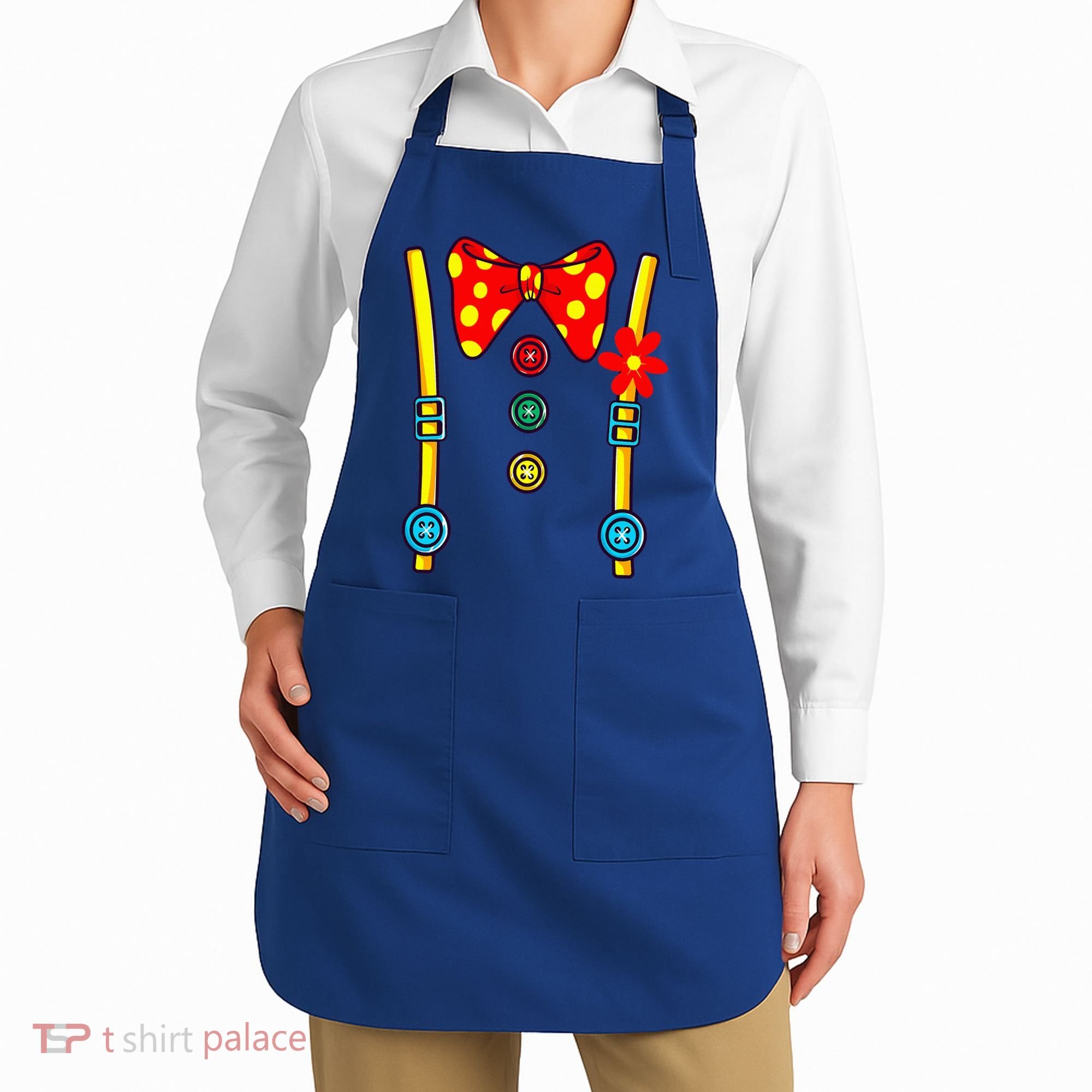 Clown Costume Halloween Circus Apron