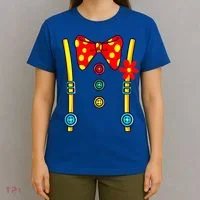 Clown Costume Halloween Circus T-Shirt thumb 4