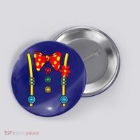 Clown Costume Halloween Circus Button thumb 0