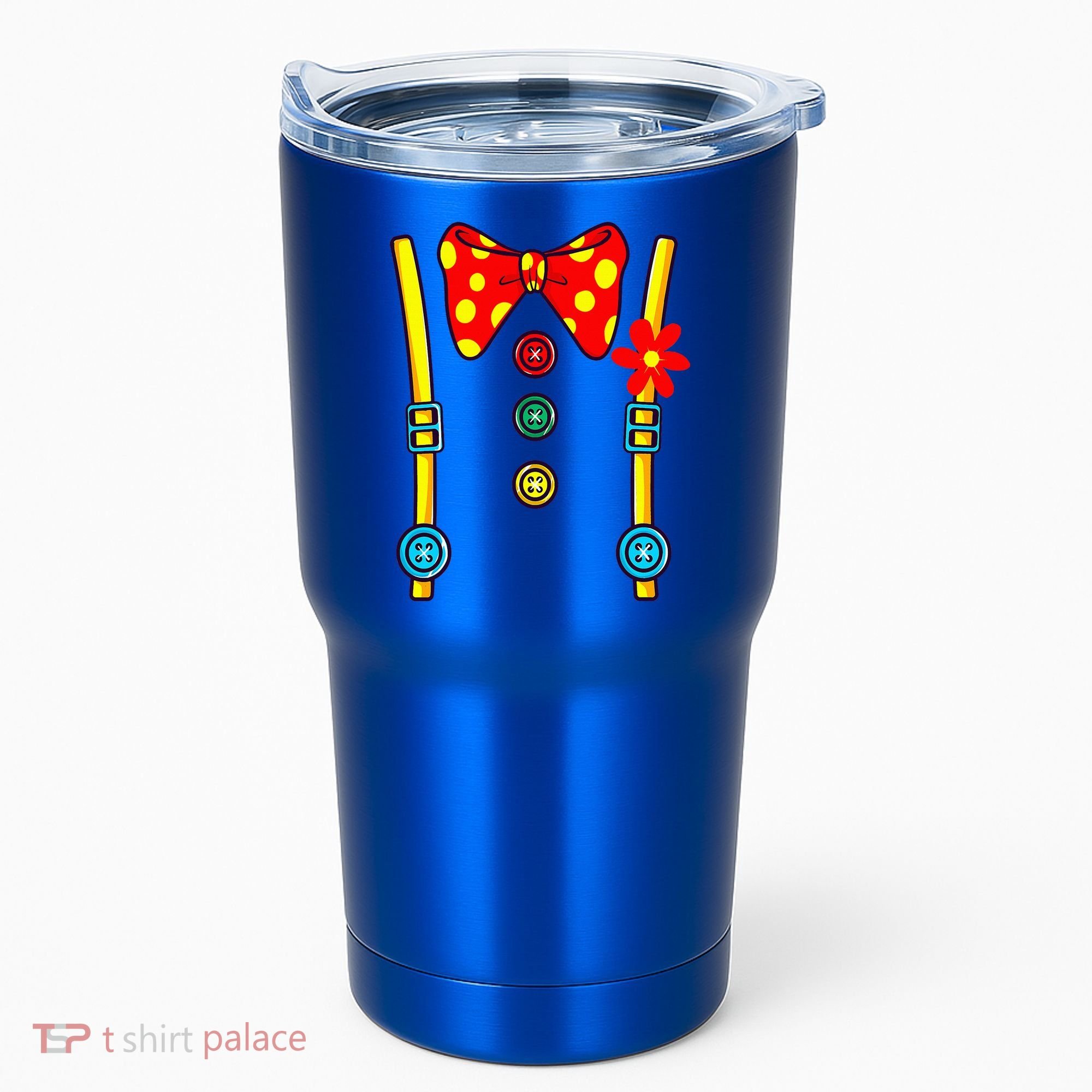 Clown Costume Halloween Circus Tumbler