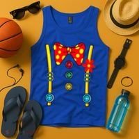 Clown Costume Halloween Circus Tank Top thumb 4