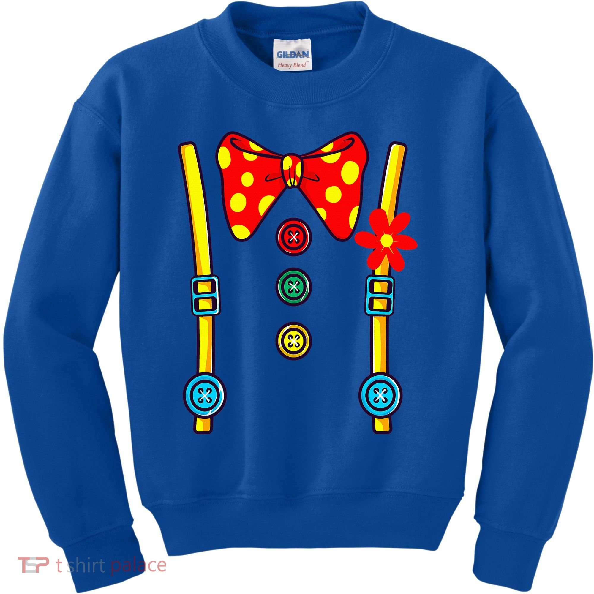 Clown Costume Halloween Circus Kids Sweatshirt