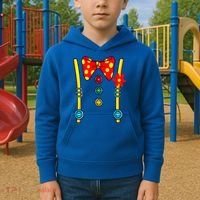 Clown Costume Halloween Circus Kids Hoodie thumb 2
