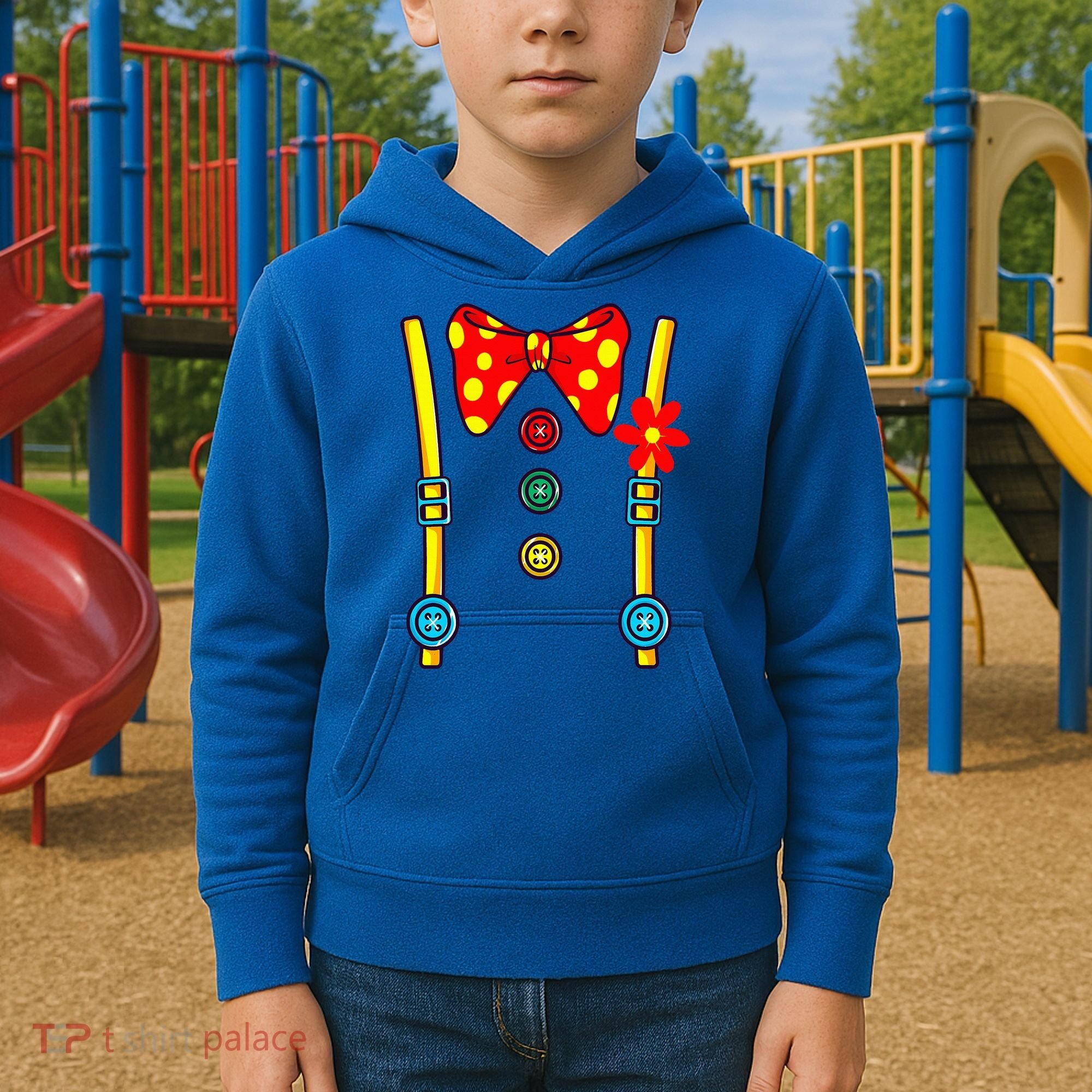 Clown Costume Halloween Circus Kids Hoodie