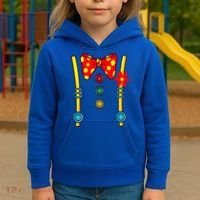 Clown Costume Halloween Circus Kids Hoodie thumb 3