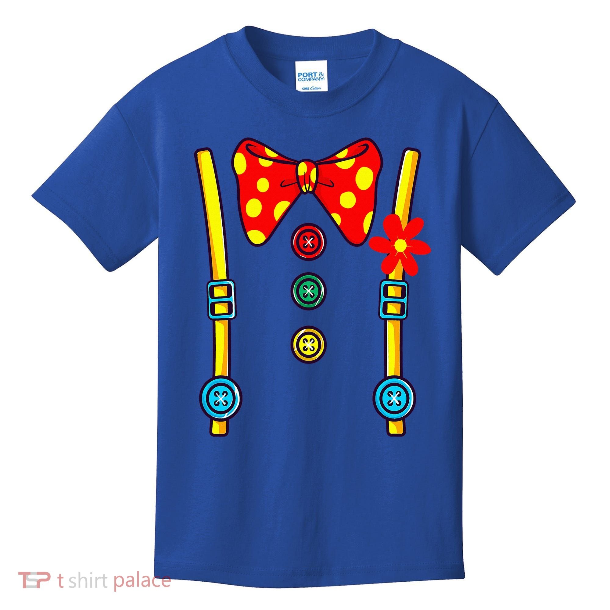 Clown Costume Halloween Circus Kids T-Shirt