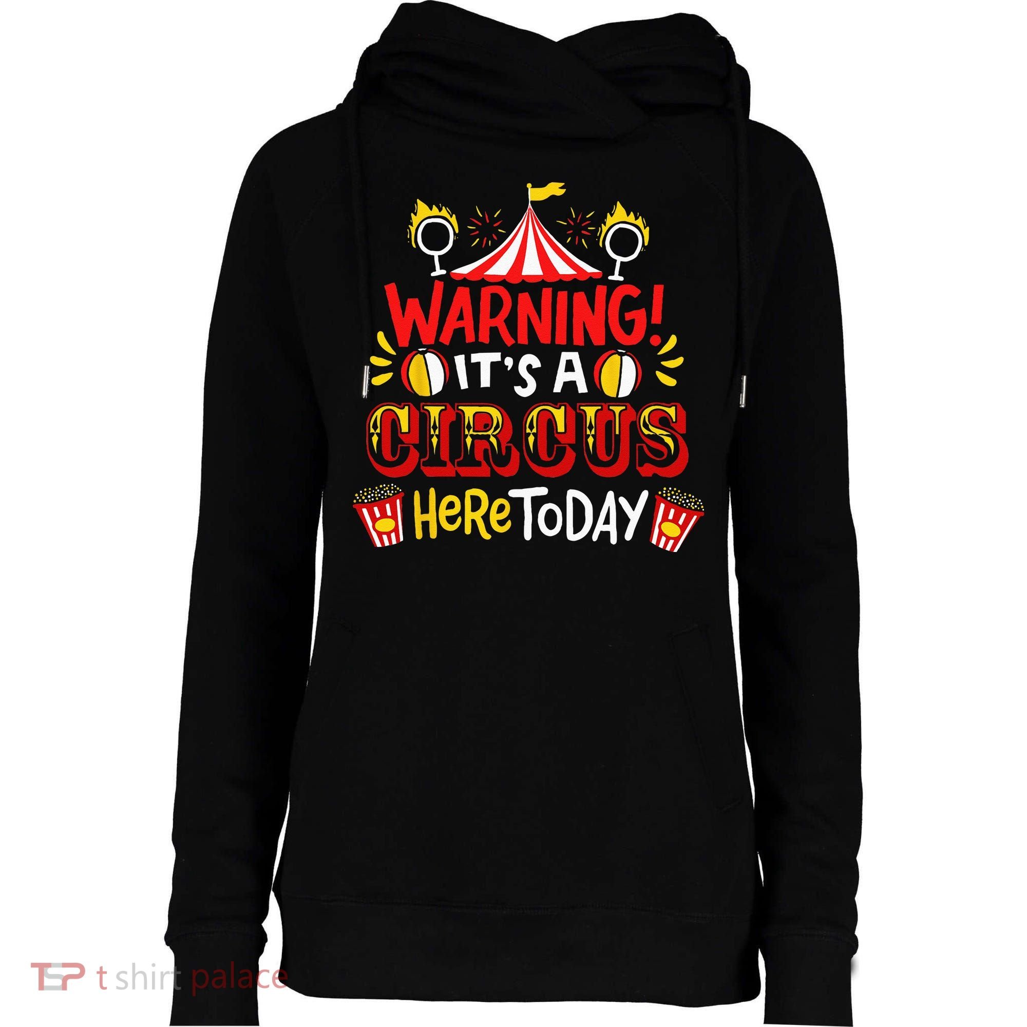 Circus Womens Funnel Neck Pullover Hood