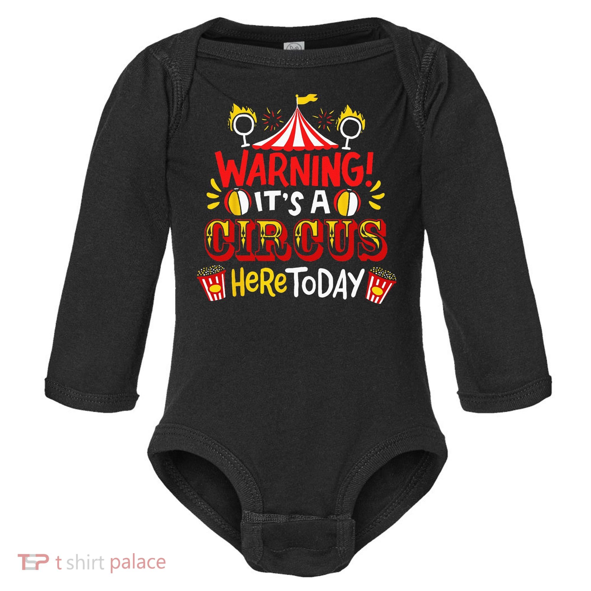 Circus Baby Long Sleeve Bodysuit