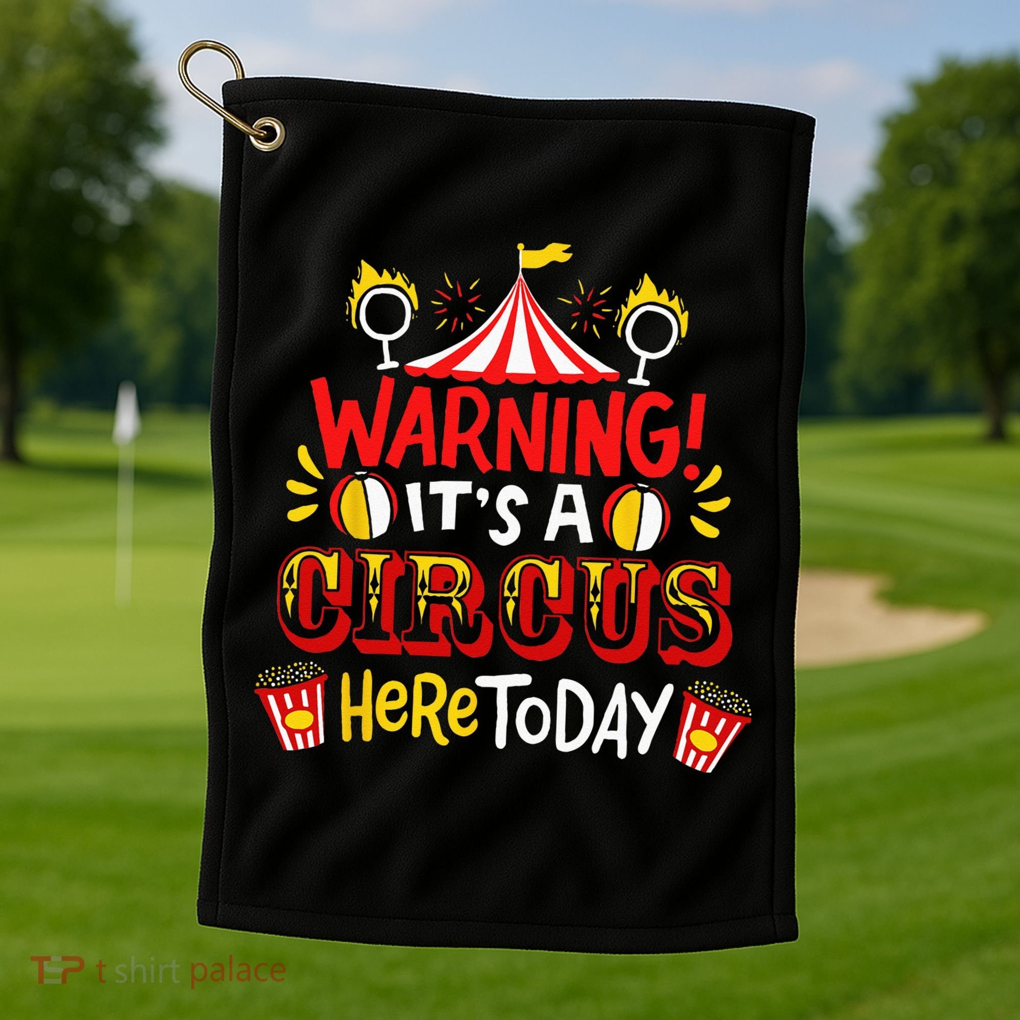 Circus Golf Towel
