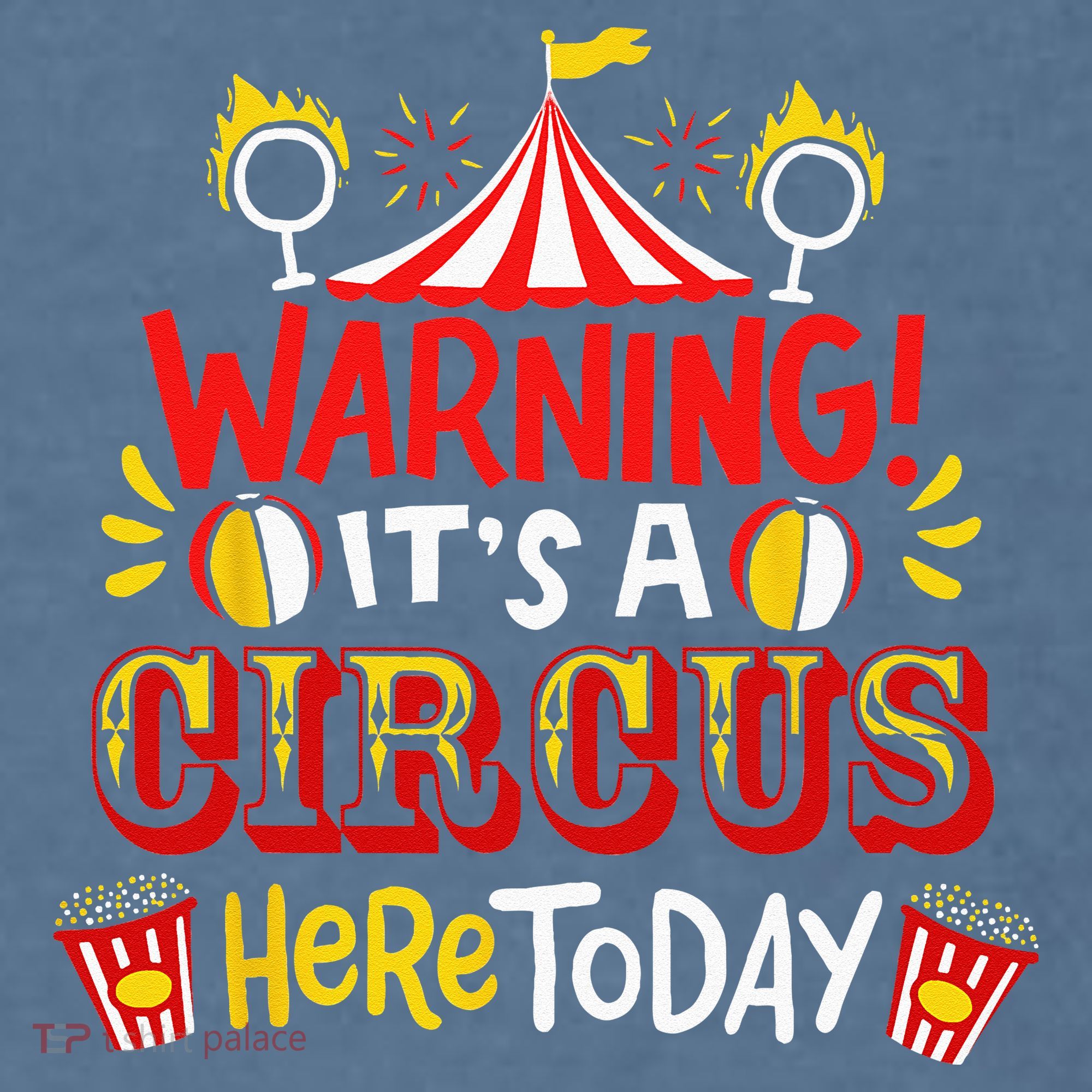Circus Comfort Colors Garment-Dyed Hooded Sweatshirt