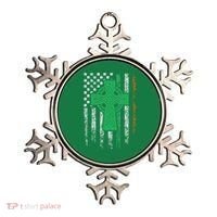Celtic Cross Irish American Flag St. Patrick's Day Ireland Ornament thumb 0