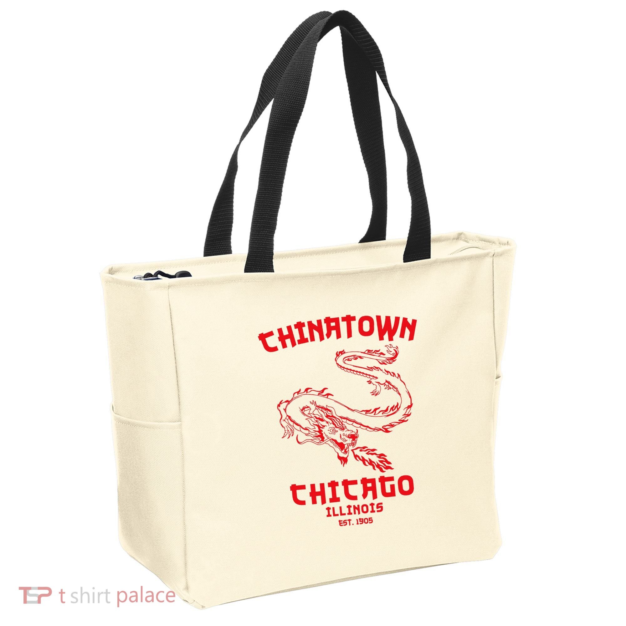 Chicago Chinatown Illinois Chinese American Loop South Side Tote Bag