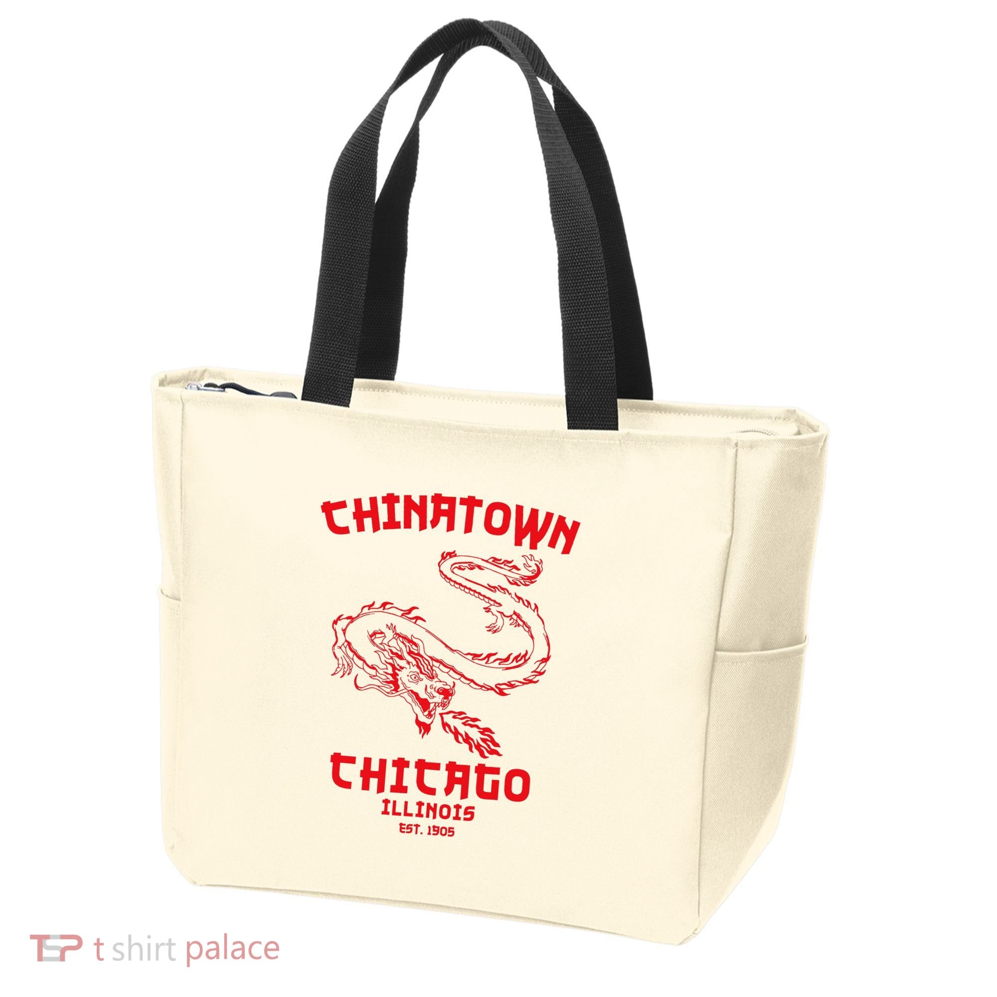Chicago Chinatown Illinois Chinese American Loop South Side Tote Bag