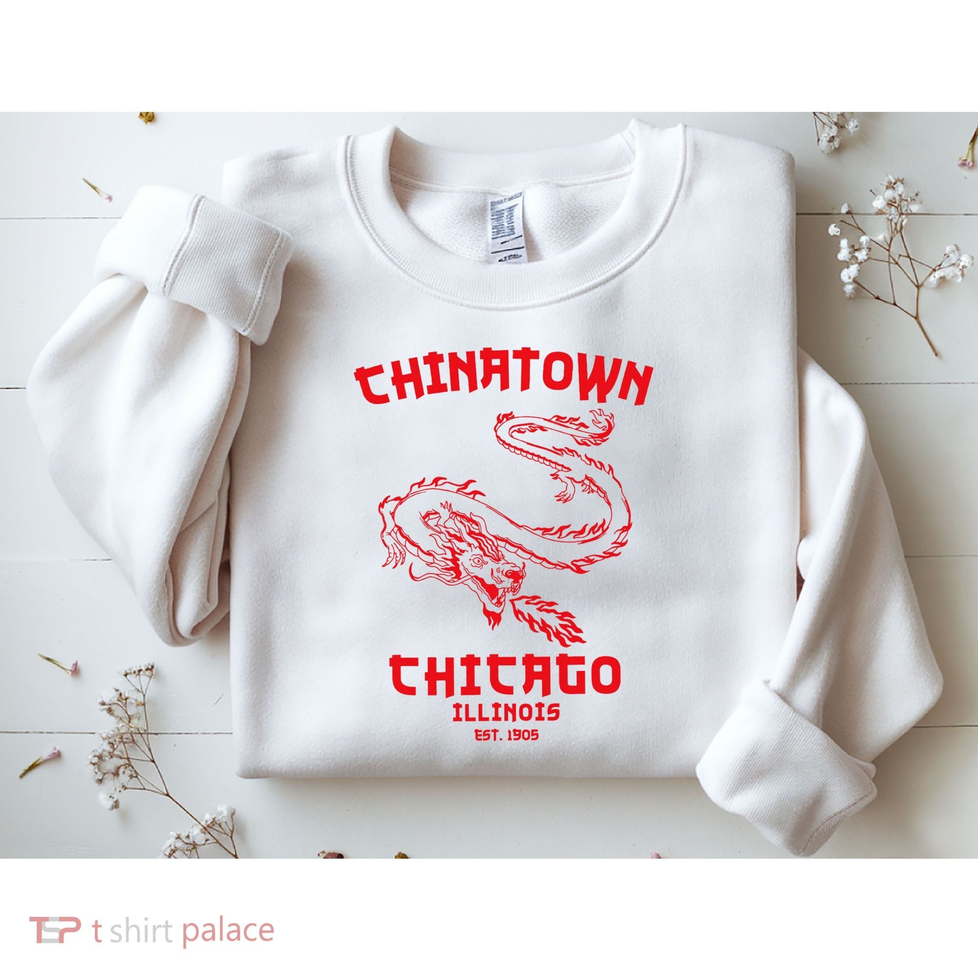 Chicago Chinatown Illinois Chinese American Loop South Side Sweatshirt