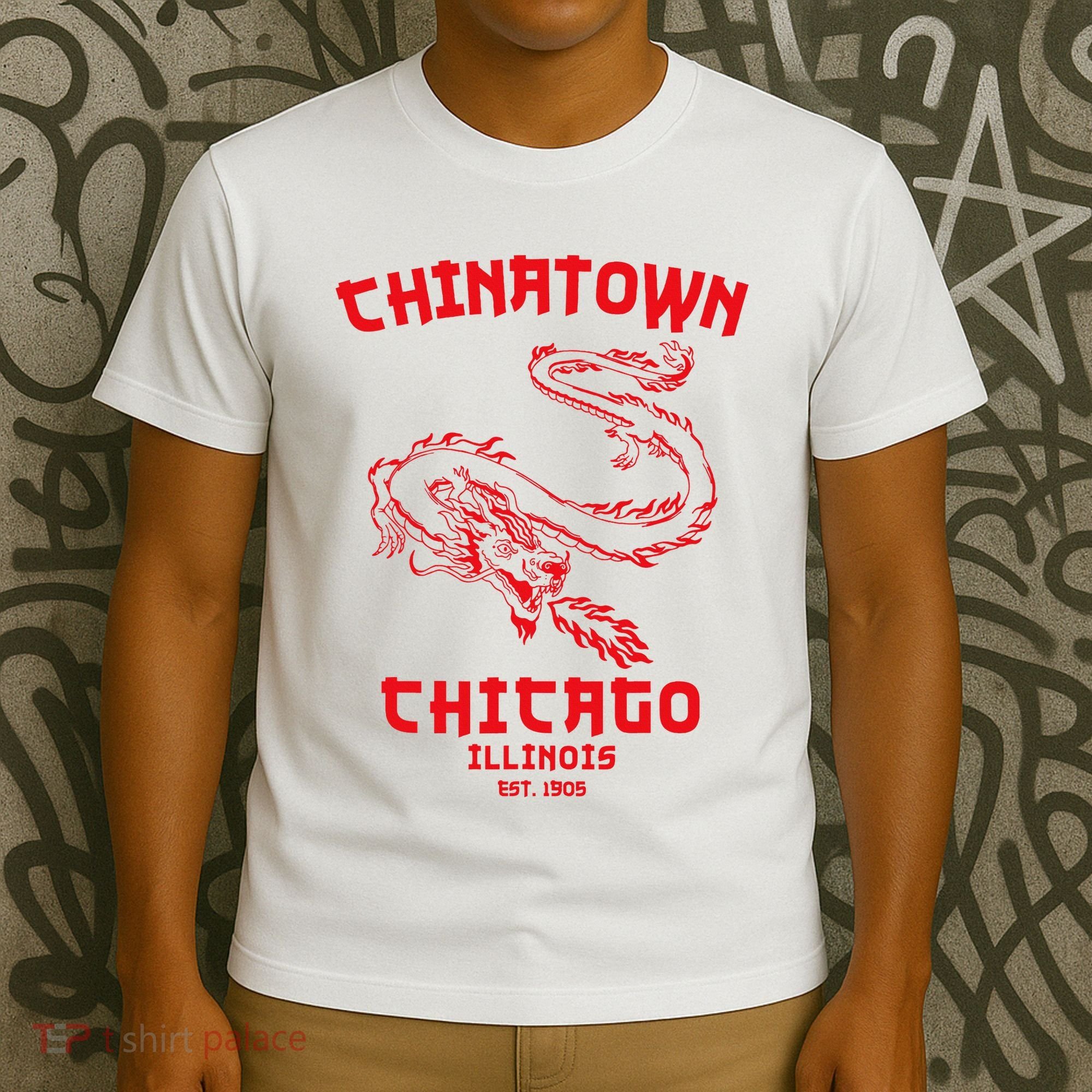 Chicago Chinatown Illinois Chinese American Loop South Side T-Shirt