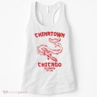 Chicago Chinatown Illinois Chinese American Loop South Side Women's Tank Top thumb 0
