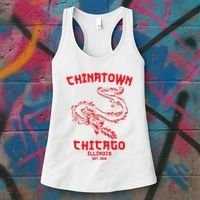 Chicago Chinatown Illinois Chinese American Loop South Side Women's Tank Top thumb 3