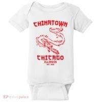Chicago Chinatown Illinois Chinese American Loop South Side Baby Bodysuit thumb 0
