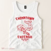 Chicago Chinatown Illinois Chinese American Loop South Side Tank Top thumb 2