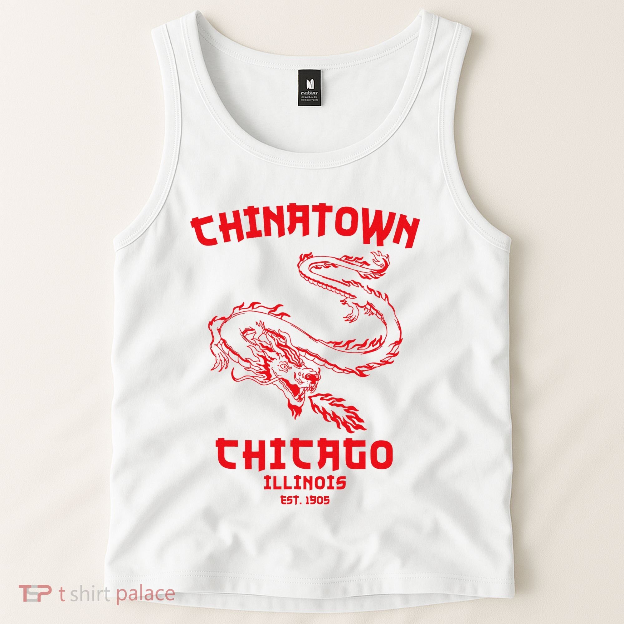 Chicago Chinatown Illinois Chinese American Loop South Side Tank Top