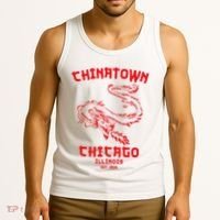 Chicago Chinatown Illinois Chinese American Loop South Side Tank Top thumb 3