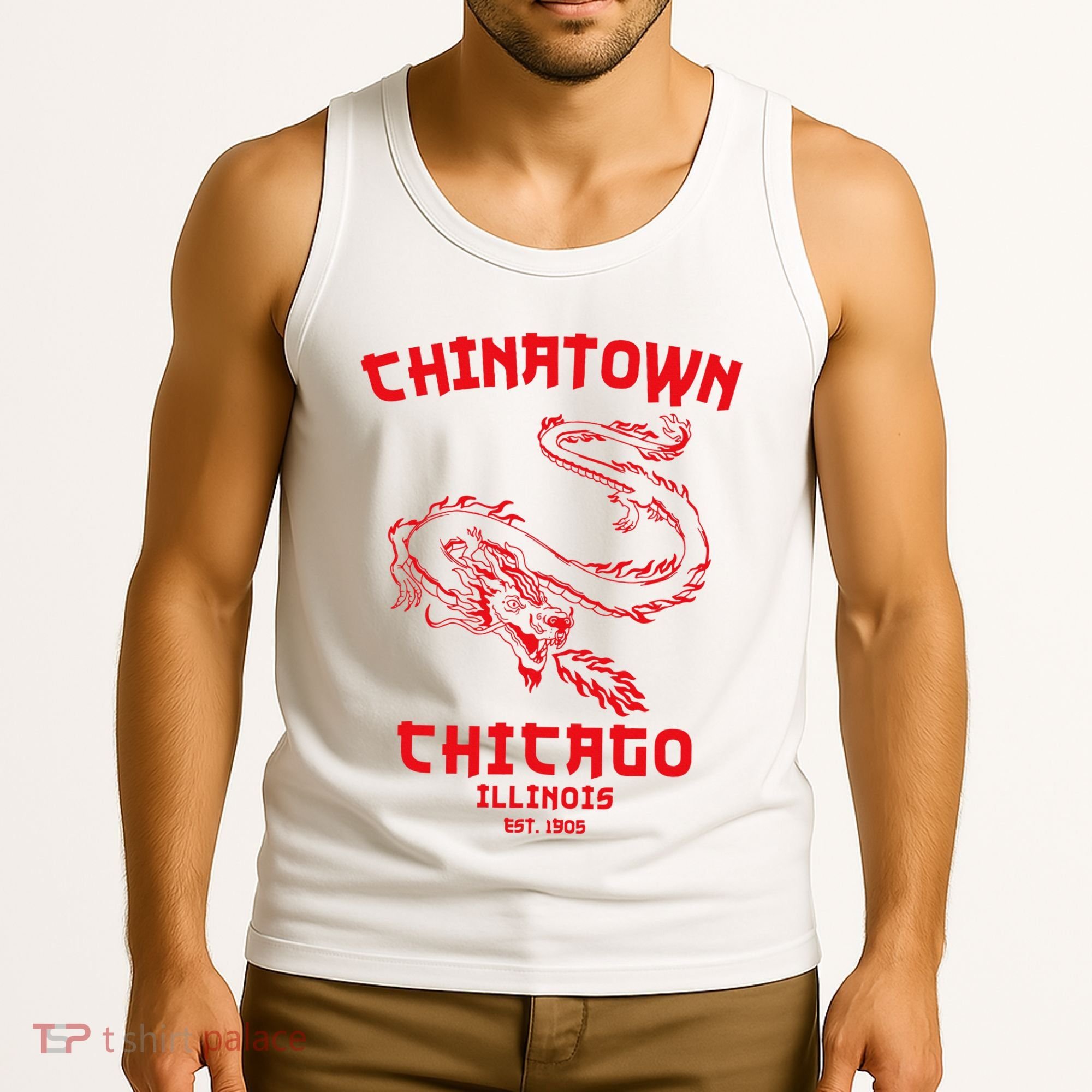 Chicago Chinatown Illinois Chinese American Loop South Side Tank Top