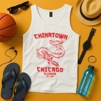 Chicago Chinatown Illinois Chinese American Loop South Side Tank Top thumb 4