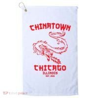 Chicago Chinatown Illinois Chinese American Loop South Side Golf Towel thumb 0