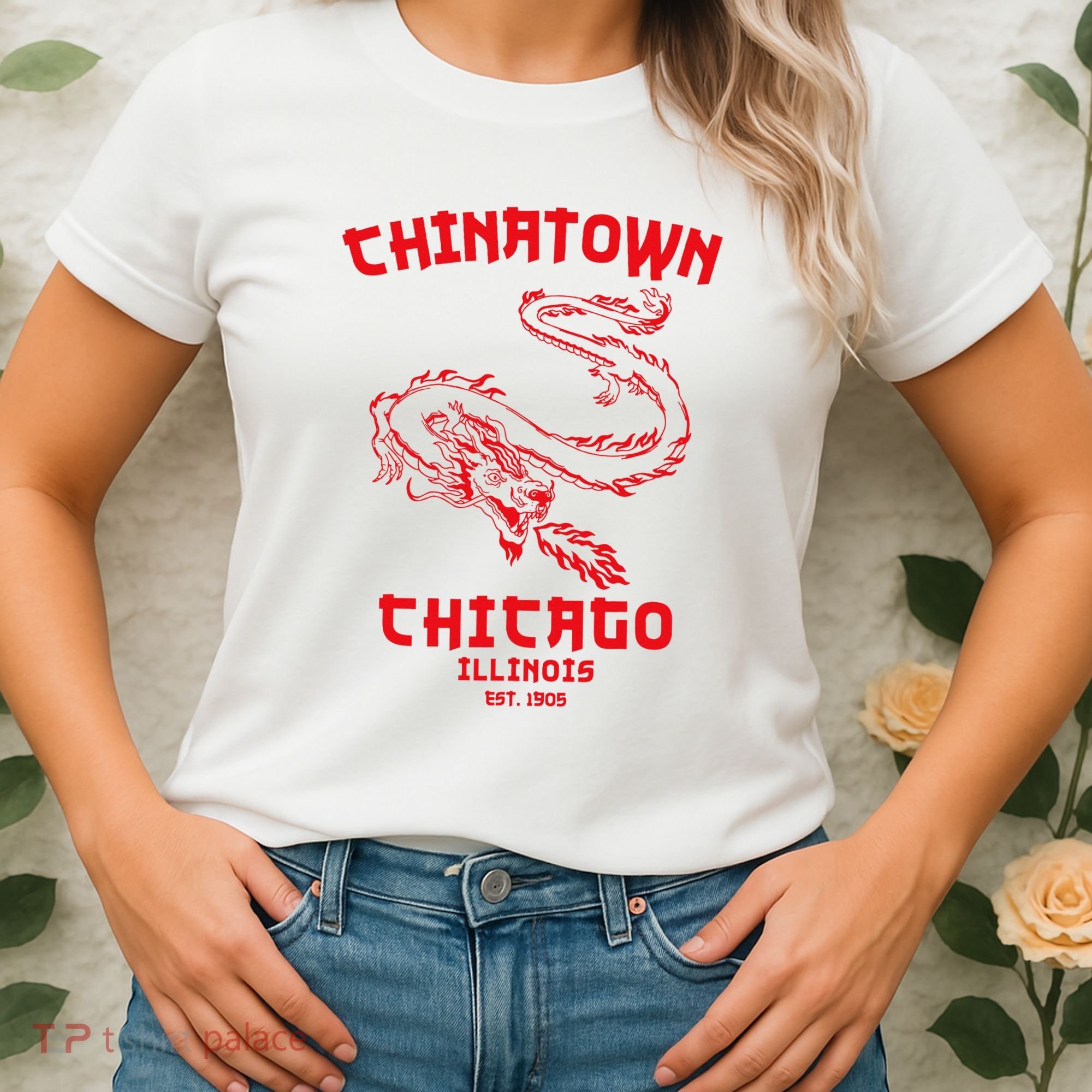 Chicago Chinatown Illinois Chinese American Loop South Side Women's T-Shirt