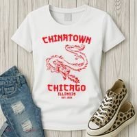 Chicago Chinatown Illinois Chinese American Loop South Side Women's T-Shirt thumb 3
