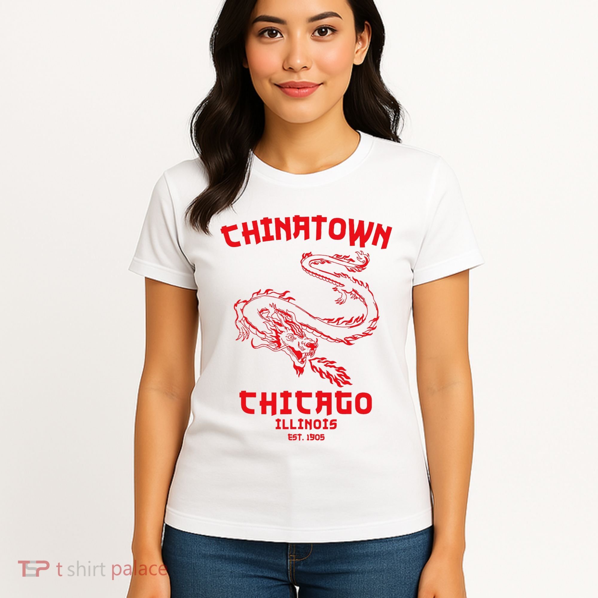 Chicago Chinatown Illinois Chinese American Loop South Side Women's T-Shirt