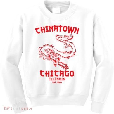 Chicago Chinatown Illinois Chinese American Loop South Side Kids Sweatshirt