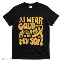 Childhood Cancer I Wear Gold For My Son T-Shirt thumb 0