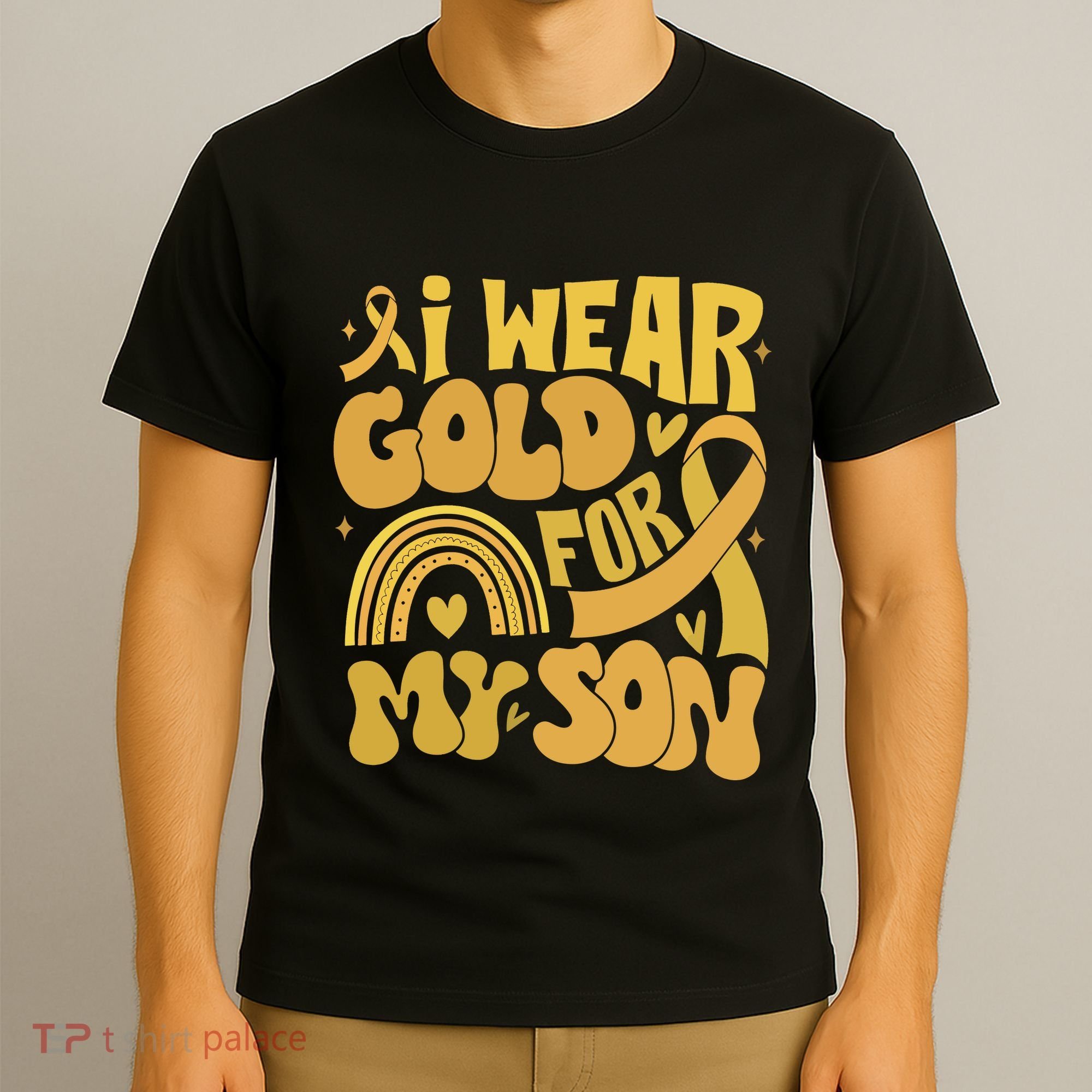 Childhood Cancer I Wear Gold For My Son T-Shirt