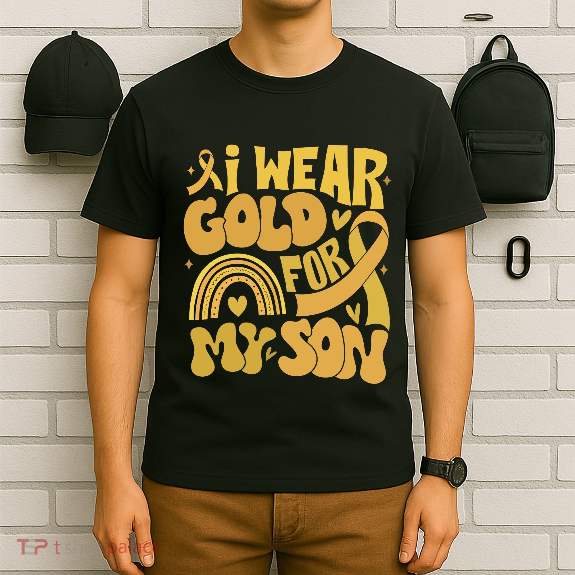 Childhood Cancer I Wear Gold For My Son T-Shirt