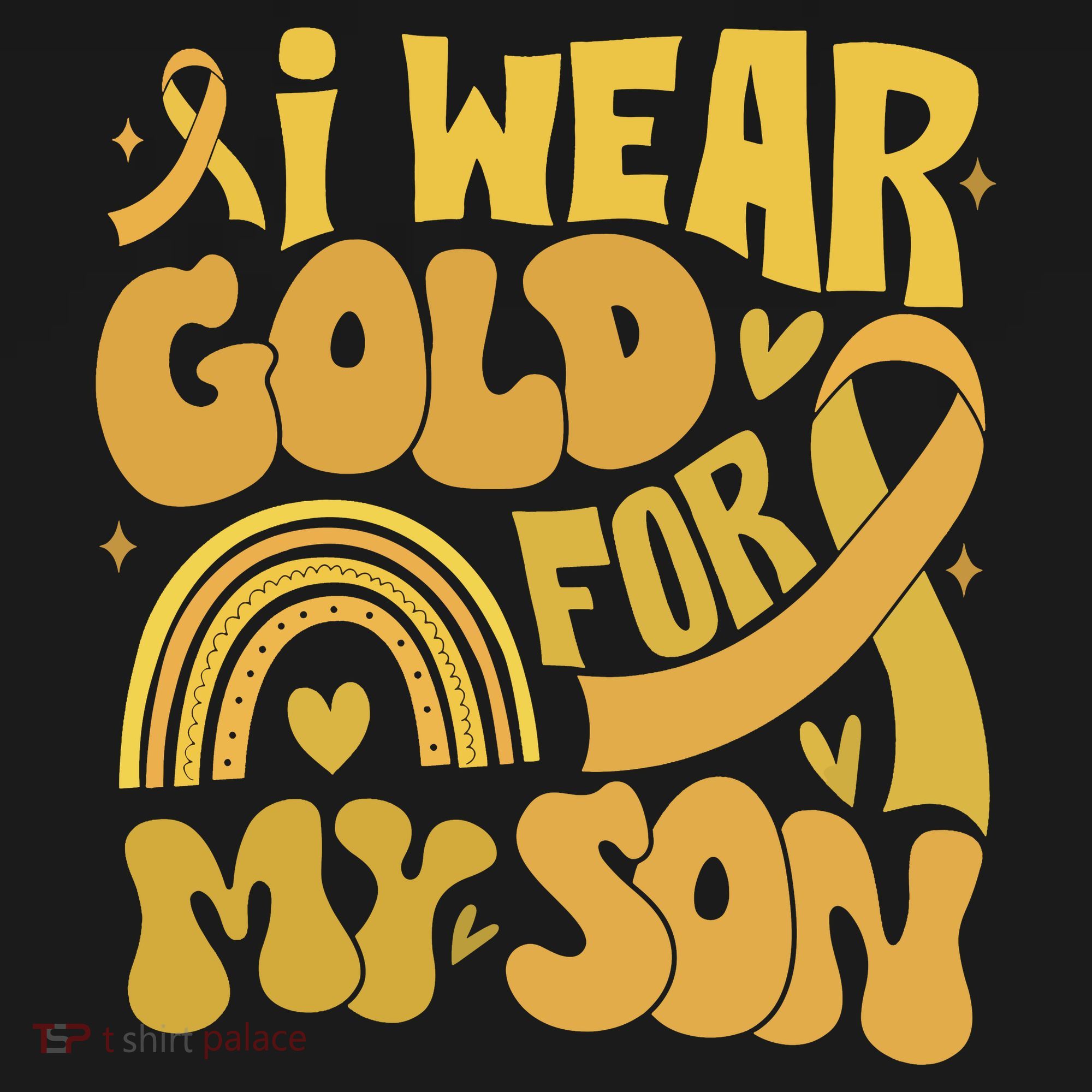 Childhood Cancer I Wear Gold For My Son T-Shirt
