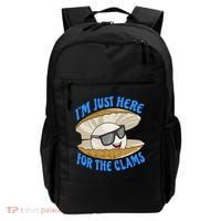 Cool Clam I'm Just Here For The Clams Clambake Steamer Party Backpack thumb 0