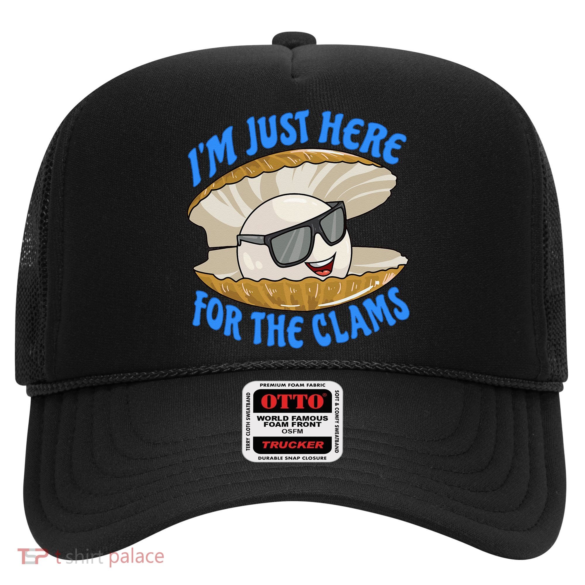 Cool Clam I'm Just Here For The Clams Clambake Steamer Party Hat