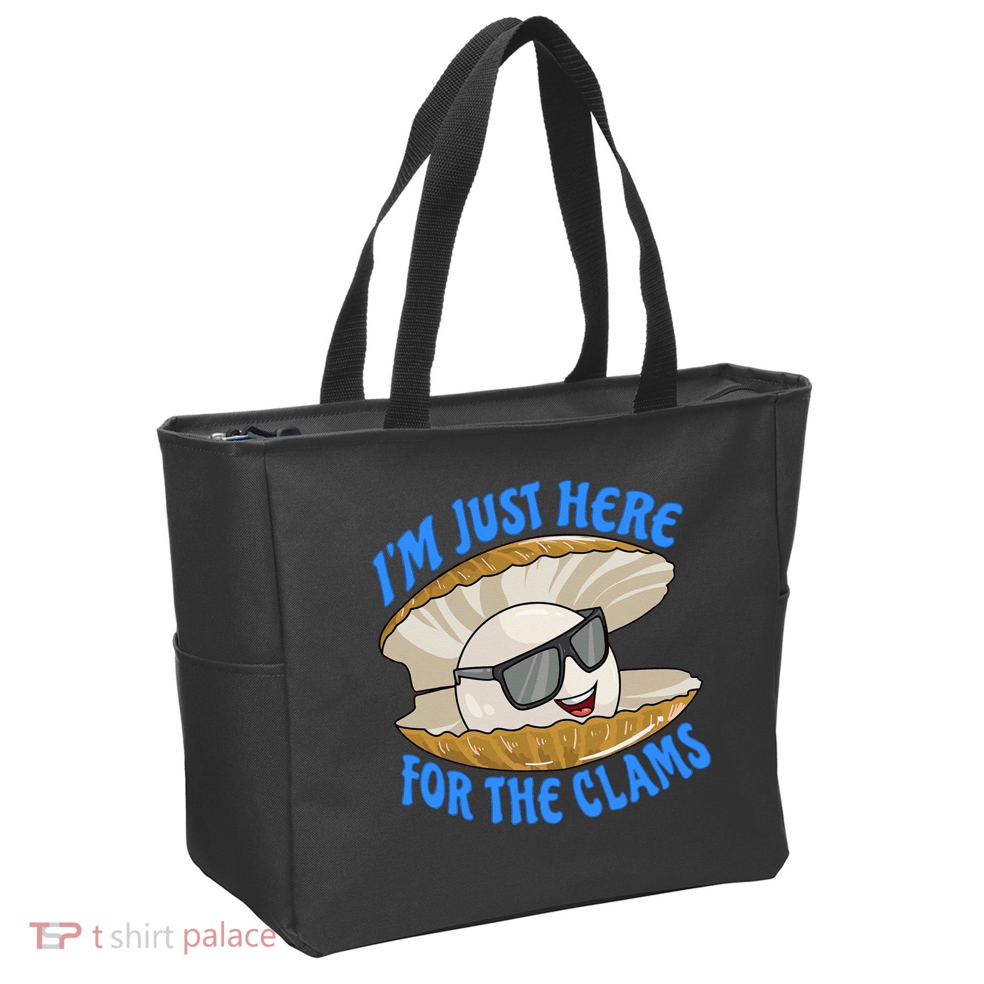 Cool Clam I'm Just Here For The Clams Clambake Steamer Party Tote Bag