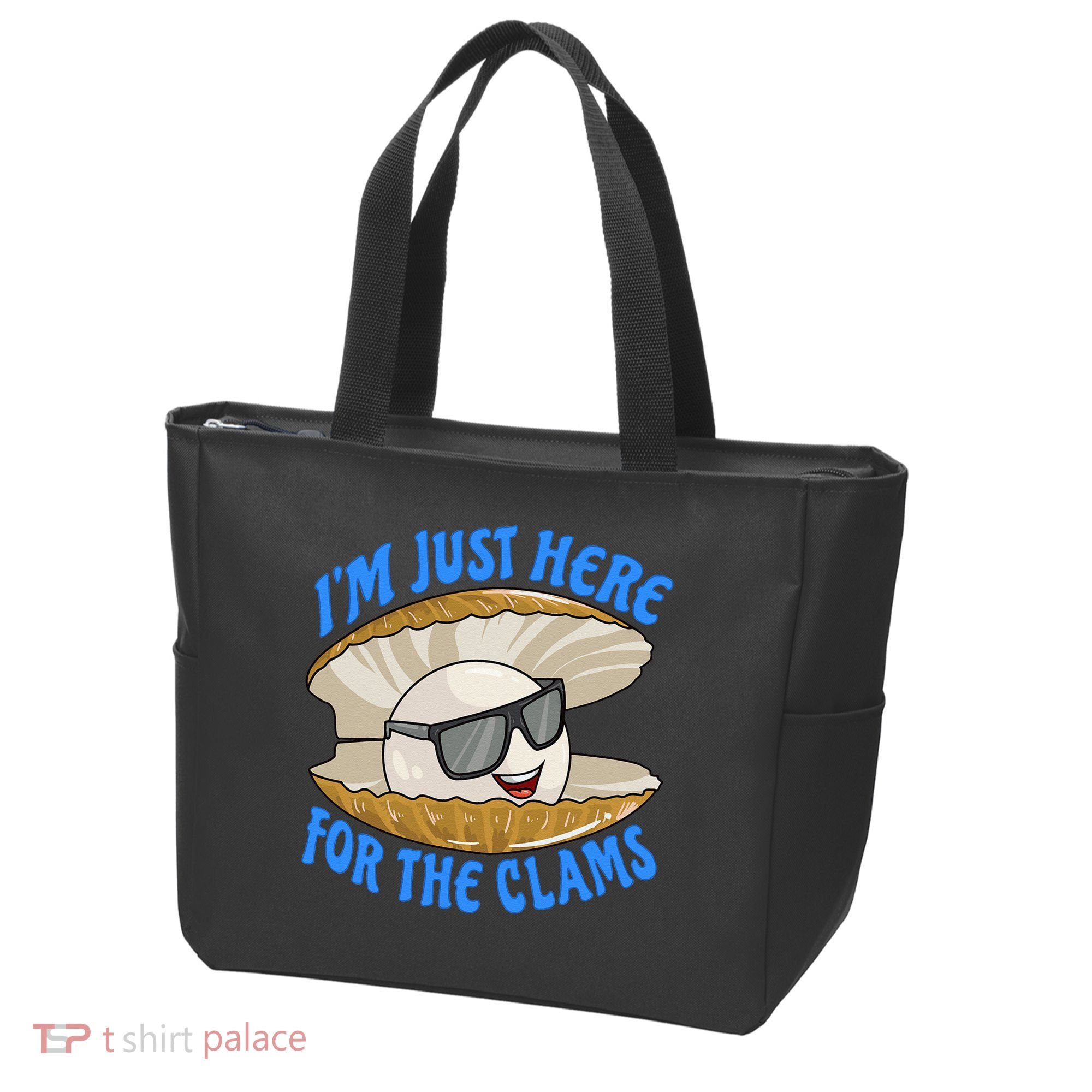 Cool Clam I'm Just Here For The Clams Clambake Steamer Party Tote Bag